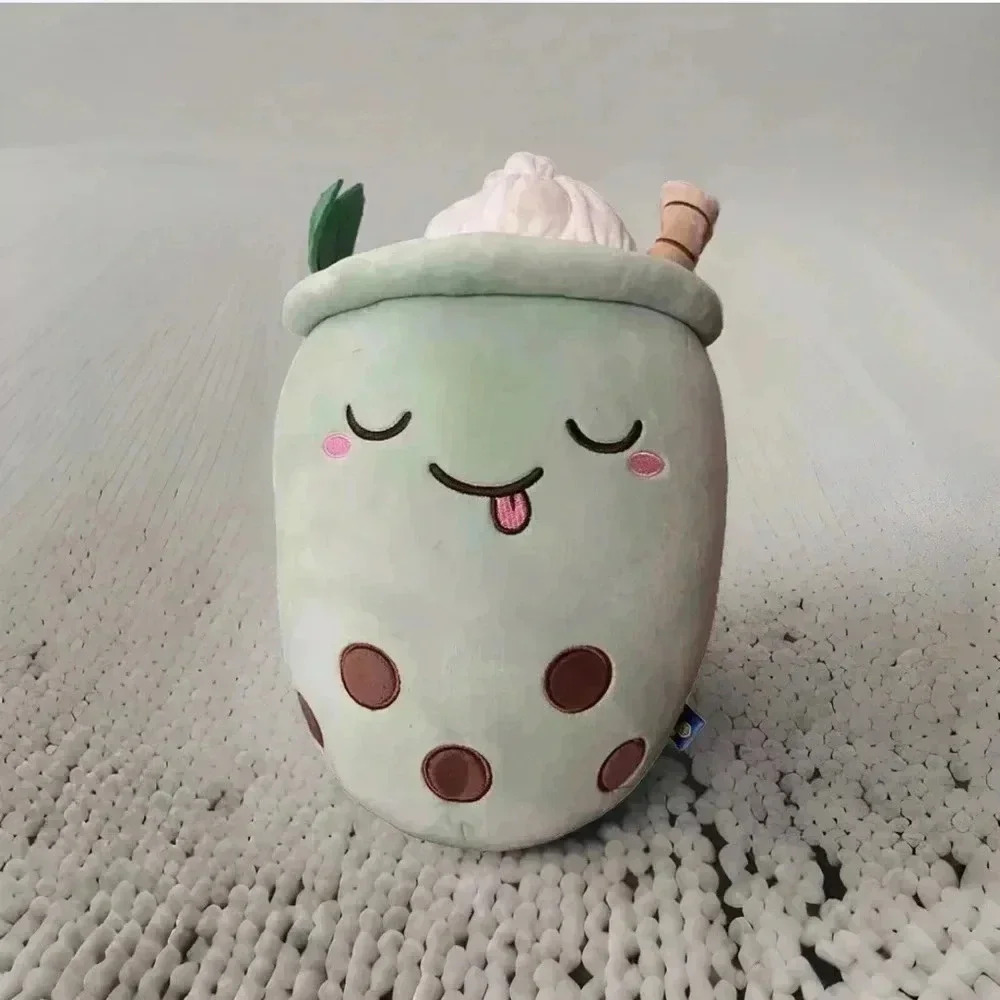 Mint Green Boba Tea Plush 12”